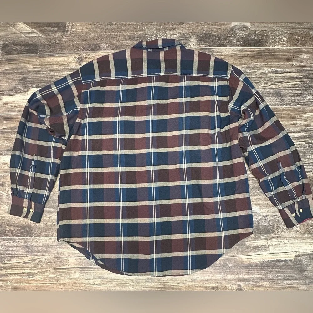 Northwest Territory Shirt - Flannel Button Down - Mens XL - Vintage 90s - Picture 2 of 10